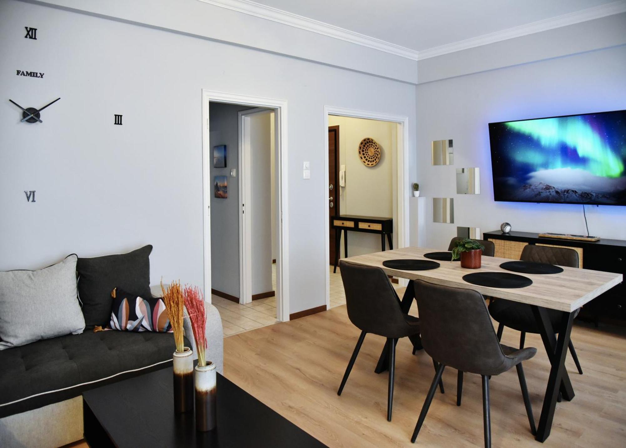 Kipseli New Modern & Cozy 65Tv Netflix Apartment Atena Exterior foto